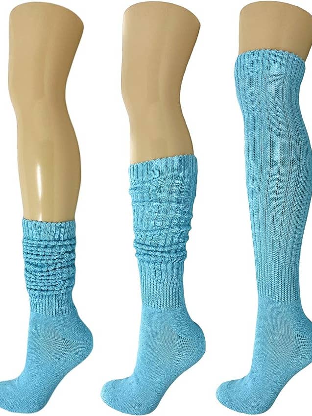 Mars Outlet Store LLC - Wholesale Socks - Women's - Cotton Slouch Boot Socks for Women Shoe Size 5 to 10 3 Pairs12