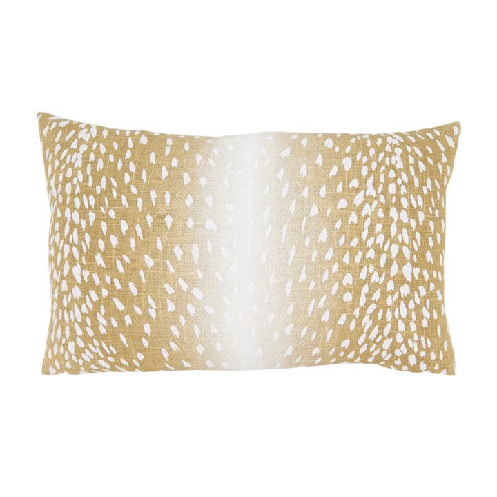 Natural Earthy Antelope Print Throw Pillow for wholesale on Faire