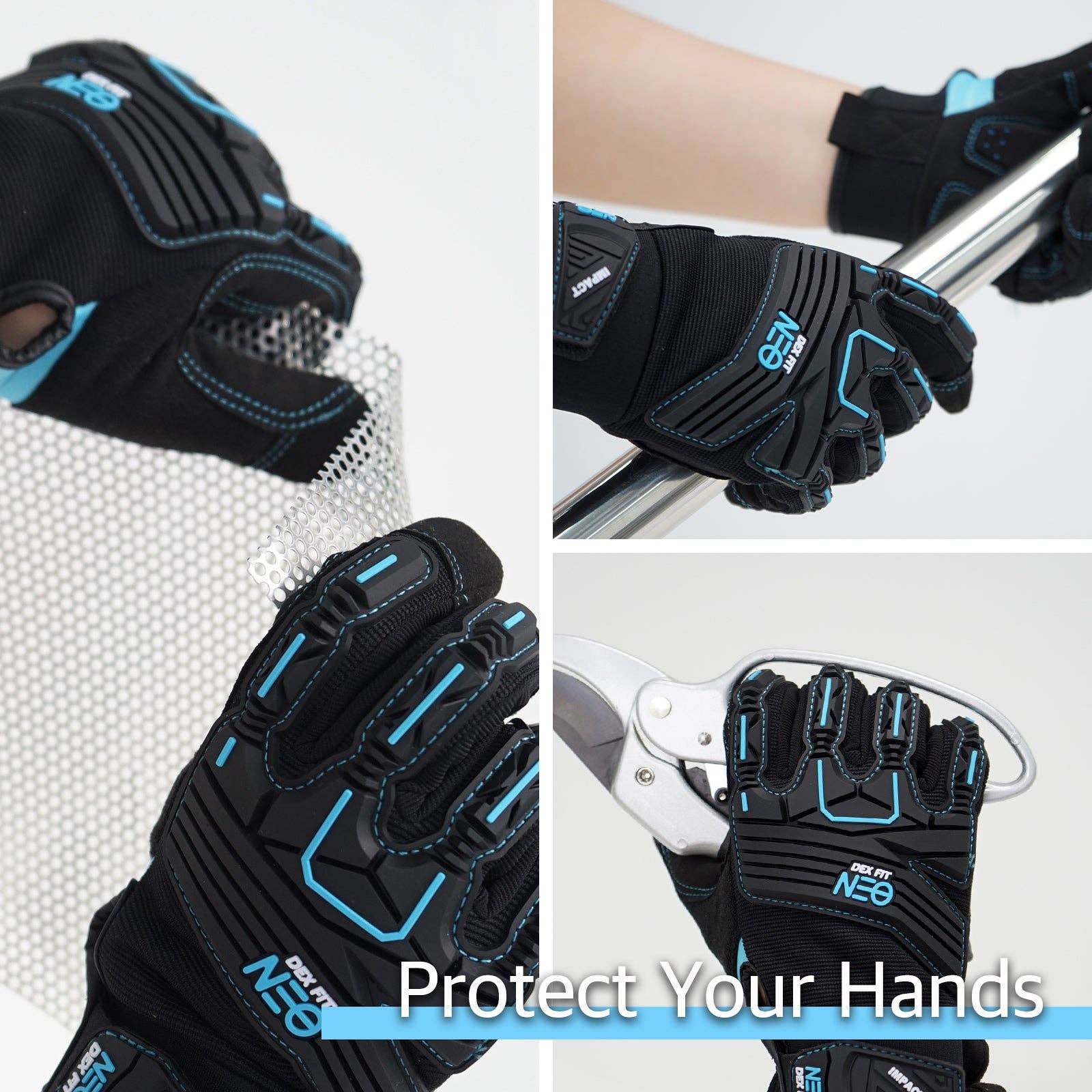 Muveen – wholesale Gloves – Men’s – Dex Fit Mechanic Gloves MG310 Impact - Black2