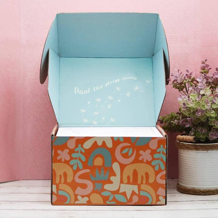 The Artist's Nest - Wholesale Art Set - Kids & Baby - Guided Pre-drawn Canvas Set - Vistas Vol. 1