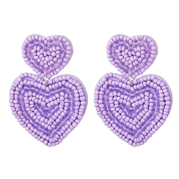 Boucles d'oreilles, grands cœurs pour la vente par SHINE BUY