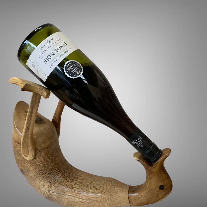 Batik Indah – wholesale Decorative figurine – Bamboo Drinking Bottle Holder Duck from Bali.0