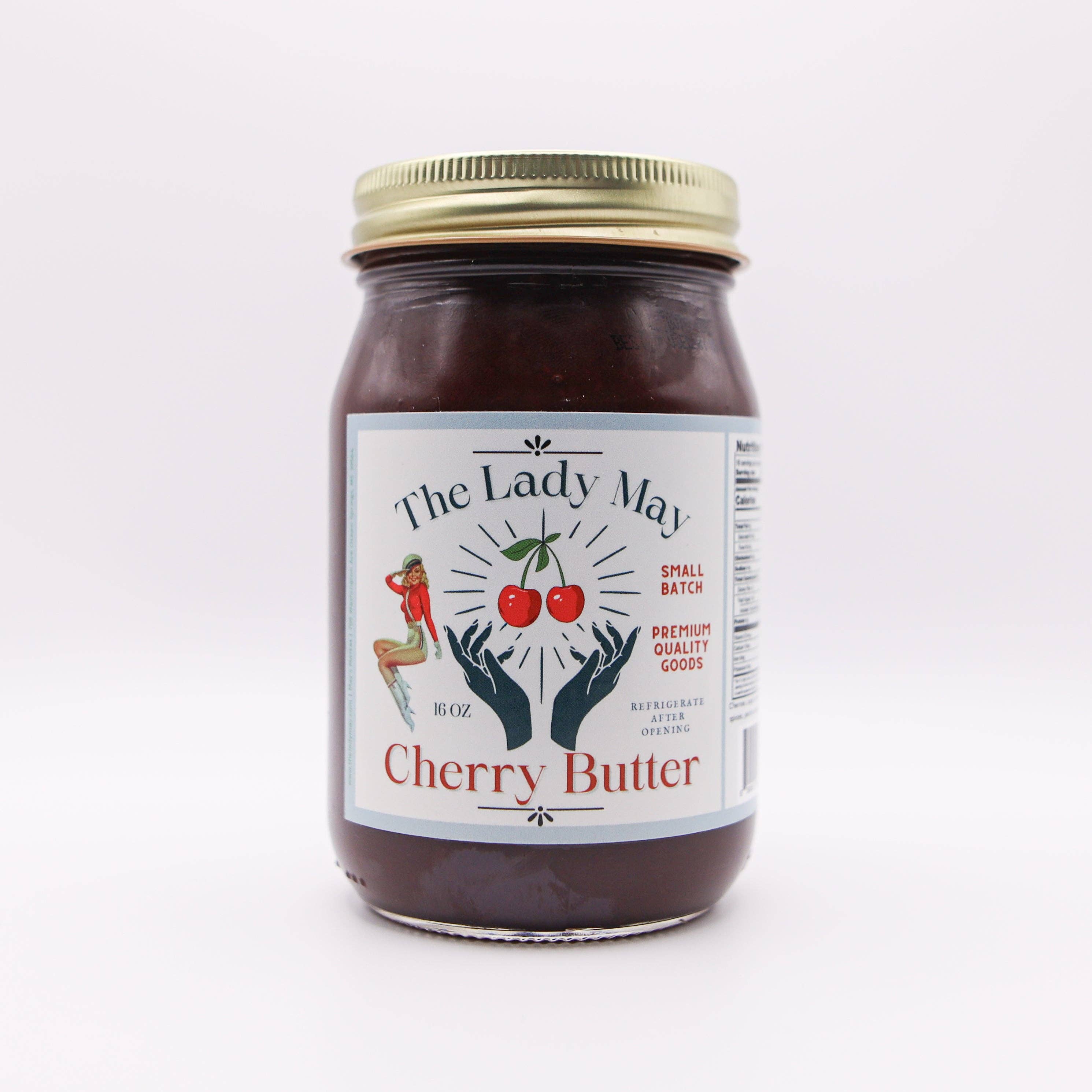 May's Market @ TLM - Wholesale Jam/Jelly - Lady May's Old Fashioned Cherry Butter