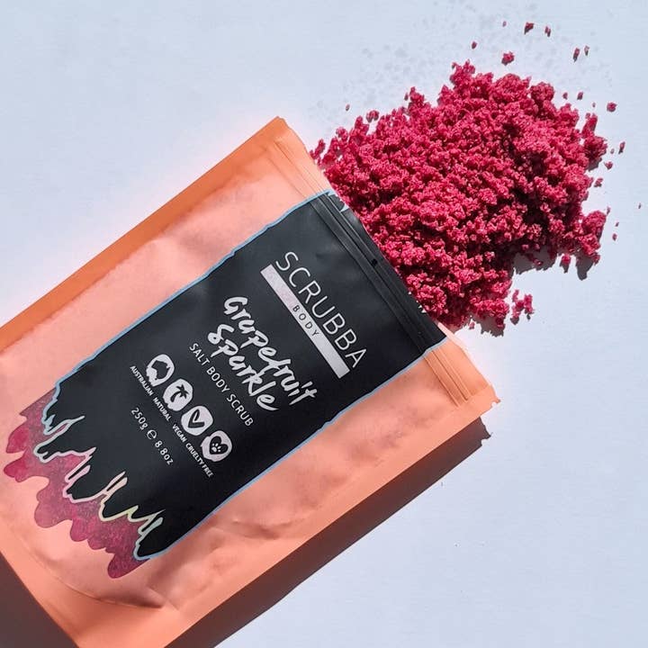 Scrubba Body - Wholesale Body scrub/exfoliant - Grapefruit Sparkle Salt Body Scrub2