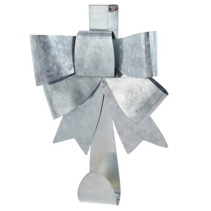 Silver Bow Door Hanger for wholesale by Kurt S. Adler, Inc.