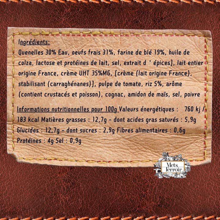 MetsTerroir – wholesale Hyllstabil färdiglagad måltid – Quenelles i lyonsk stil med tomatsås – 380 g3