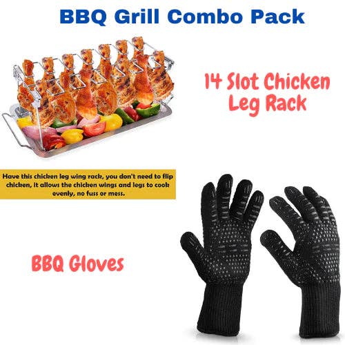 VIGOR - Wholesale Outdoor Grill Tools - BBQ Combo Saver Pack - MOQ 10 Pcs0