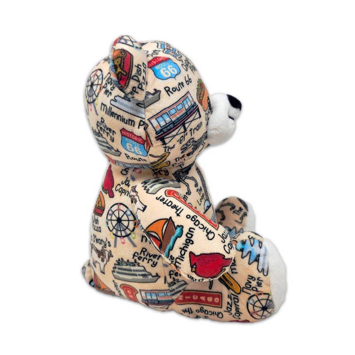 Plushology® by RGU - Wholesale Stuffed/Plush Toy - Kids & Baby - 9" Chicago Totally United™ Teddy Bear2