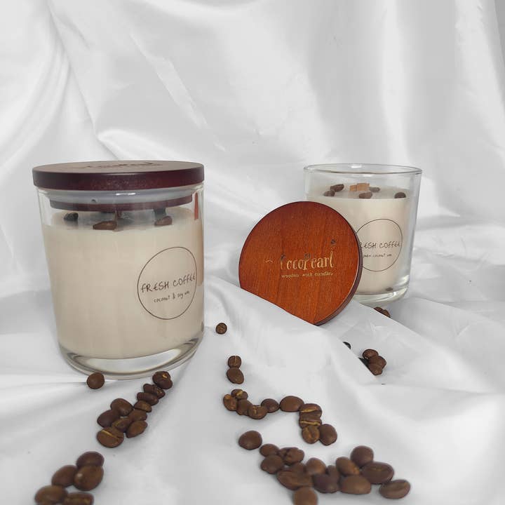 CocoPearl Candles - Wholesale Jar/filled candle - Fresh Coffee | Twin SET