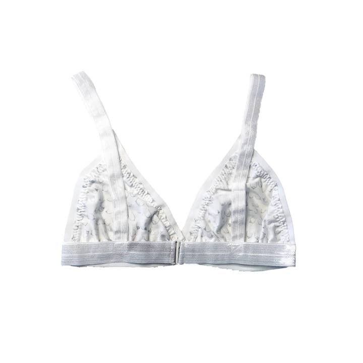 Hey Mavens! - Wholesale Bralette - Dames - Tits and Tricks Triangle Bralette//softcupbeha met borstenprint3