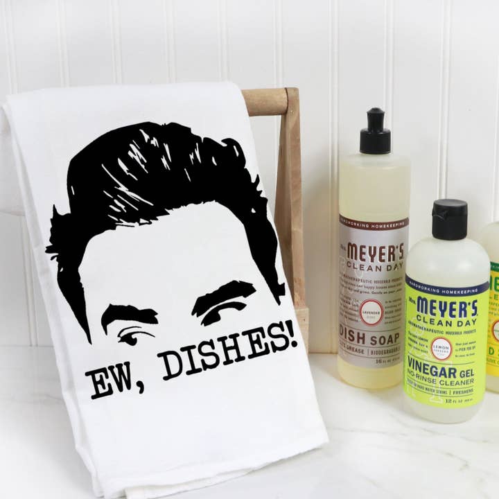 Ew Dishes Kitchen Towel for wholesale by Love You a Latte Shop