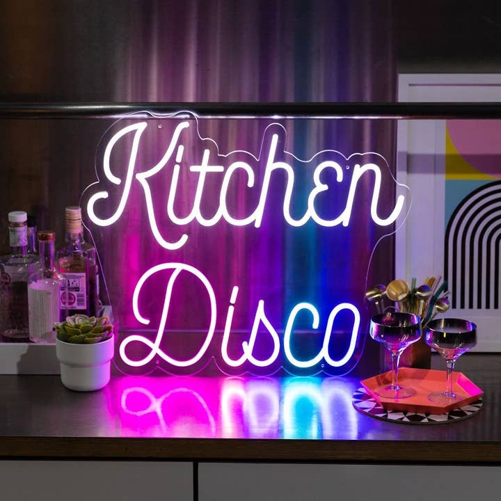 Enseignes au néon Kitchen Disco, lampes au néon, enseignes au néon LED pour Ro pour la vente par Aoos Custom