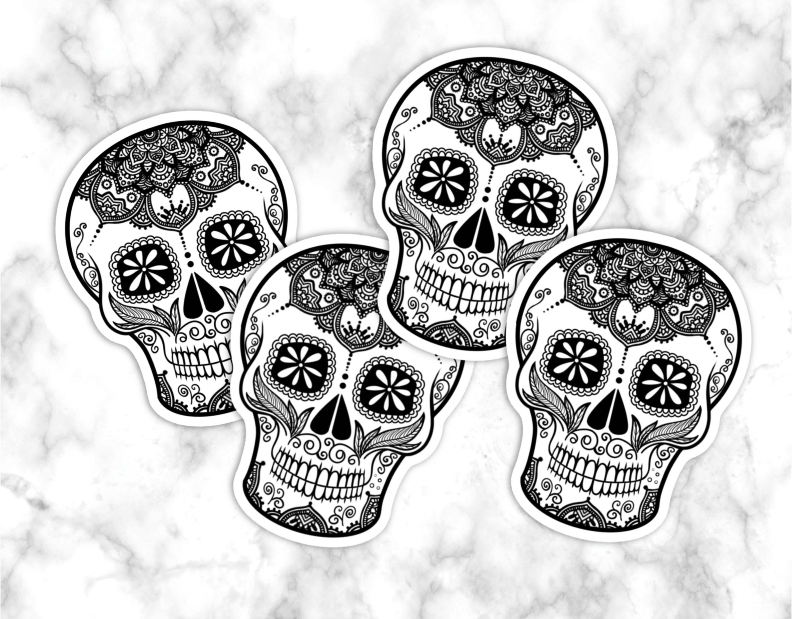 GatikaChicShop - Wholesale Sticker - Skull Sticker | Designer Skull Sticker2
