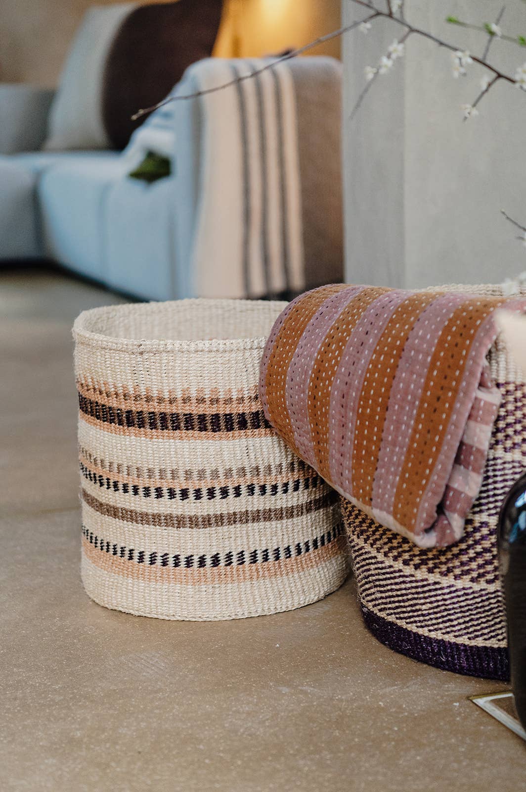 Crafts by Solid - Wholesale Basket - Handwoven Sisal Baskets - Natural Hues - XXS - XXL60