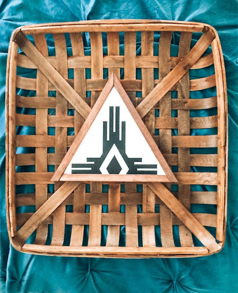 House Of Tri – wholesale Skylt – Sydvästra Tri (Vit) | Boho Accent Träskylt3