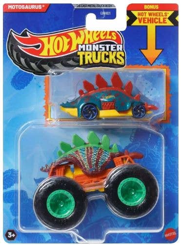 Empire Discount - Wholesale Toy Car/Truck - Kids - Mattel Hot Wheels Monster Truck 1:64 with Crushable Car3