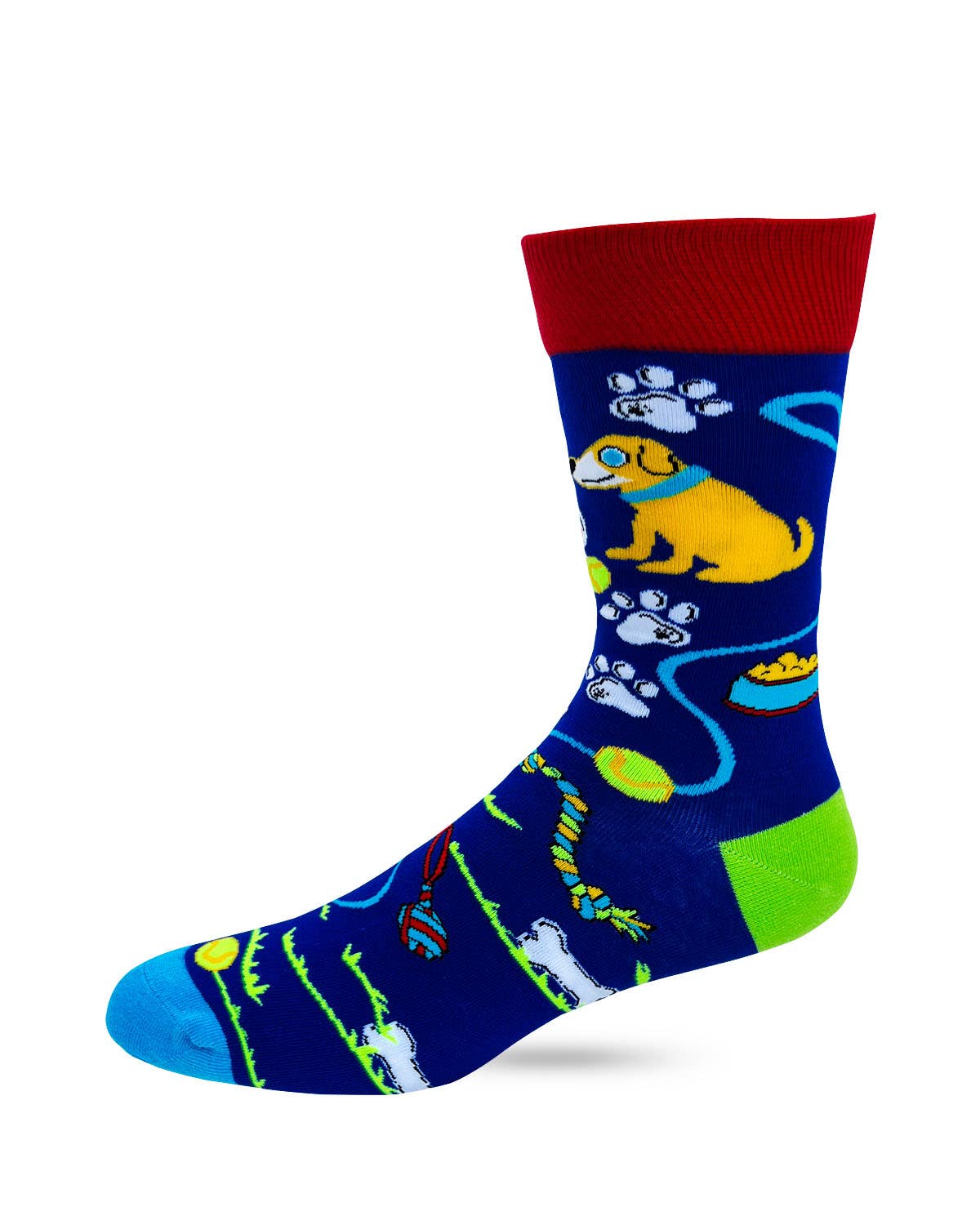 Fabdaz - Wholesale Socks - Men's - My Dog and I Talk Shit About You Men's Novelty Crew Socks2