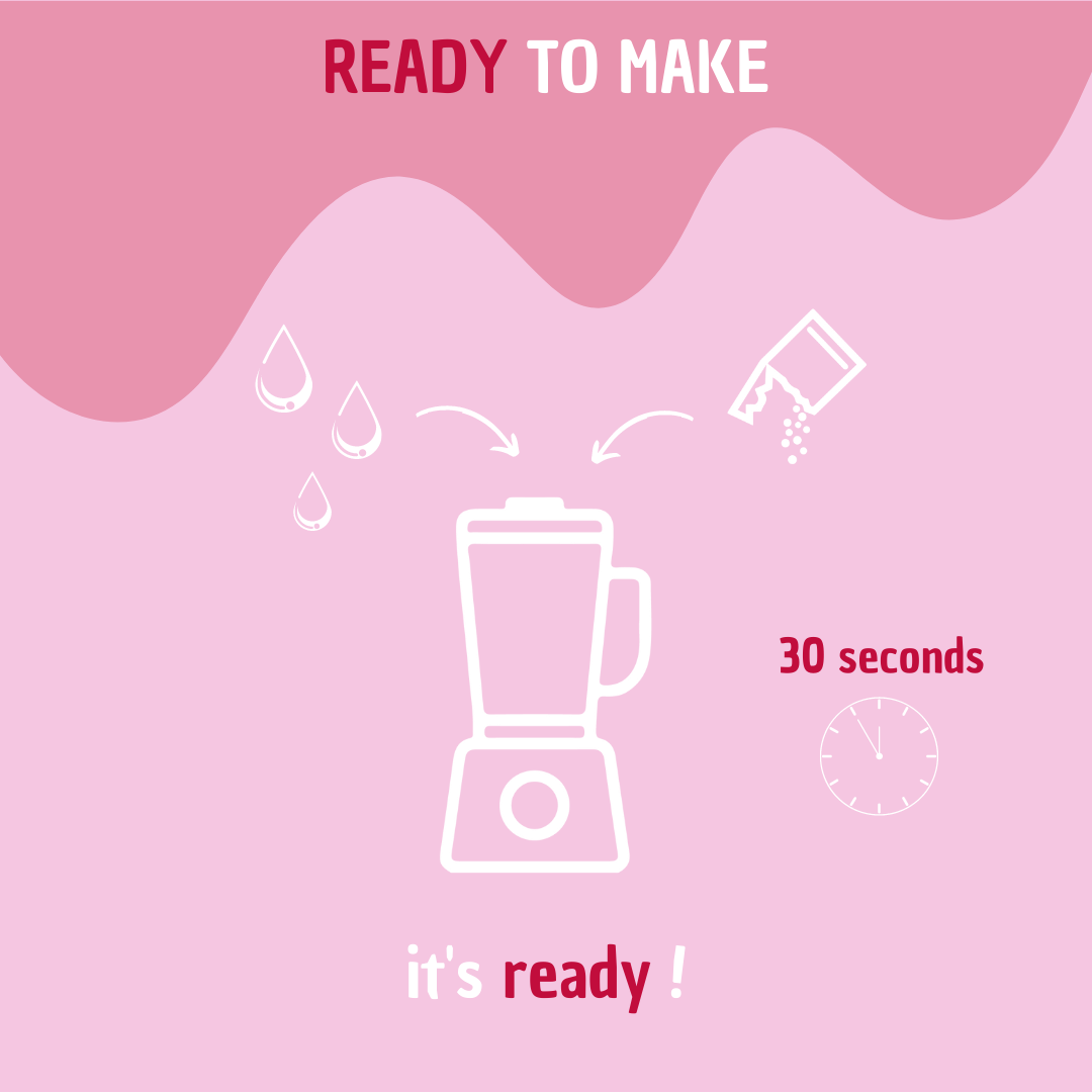 Natural Food Innovation - Wholesale Powdered Health Drink - BULK Red - Smoothie Preparation7