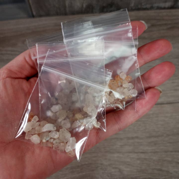Keystone Crystals - Wholesale Spiritual Stone/Crystal - Phenakite Raw Tiny Pieces in 5 ram Lots