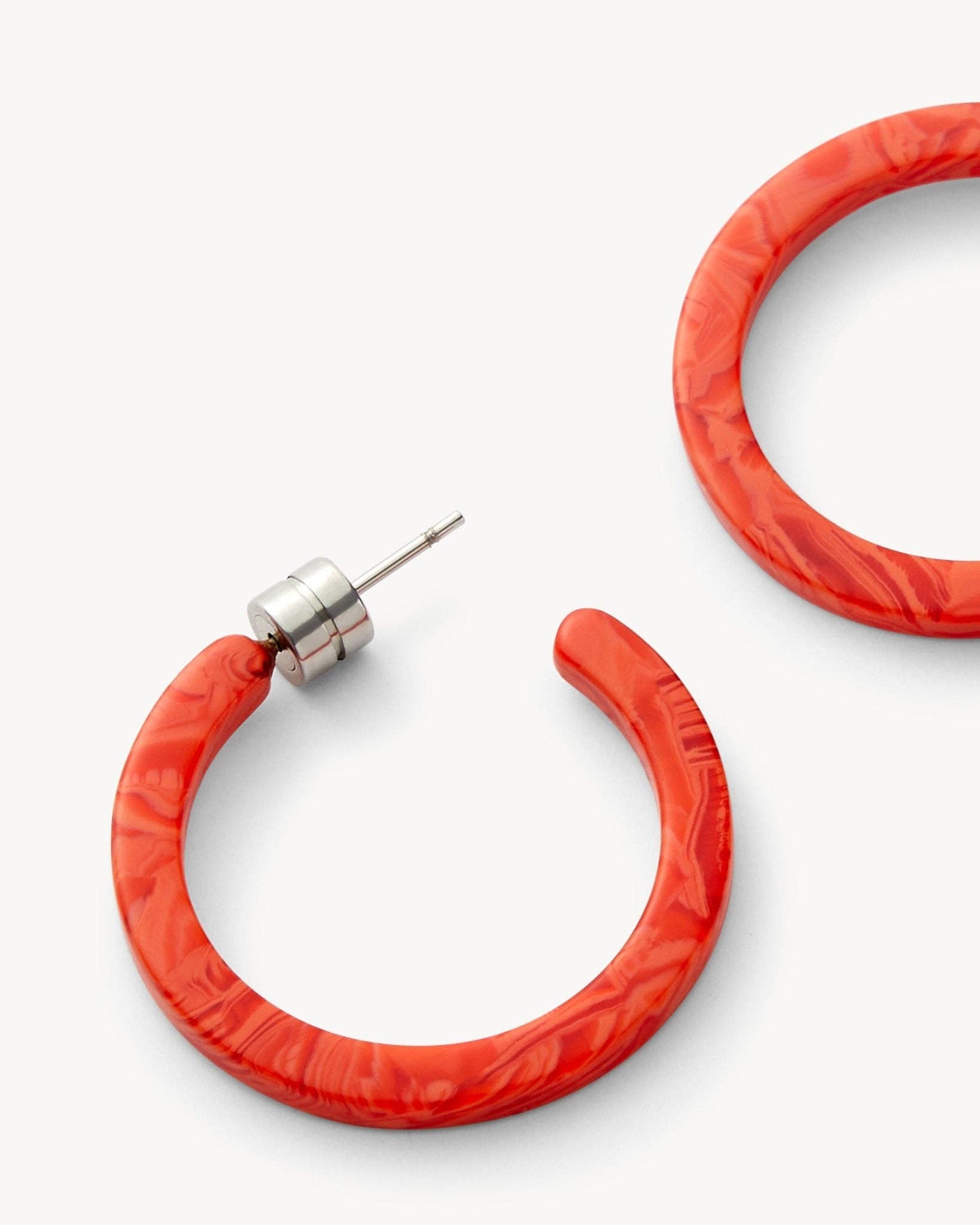 MACHETE - Vendita all'ingrosso Orecchini a cerchio - Mini cerchi in Poppy1