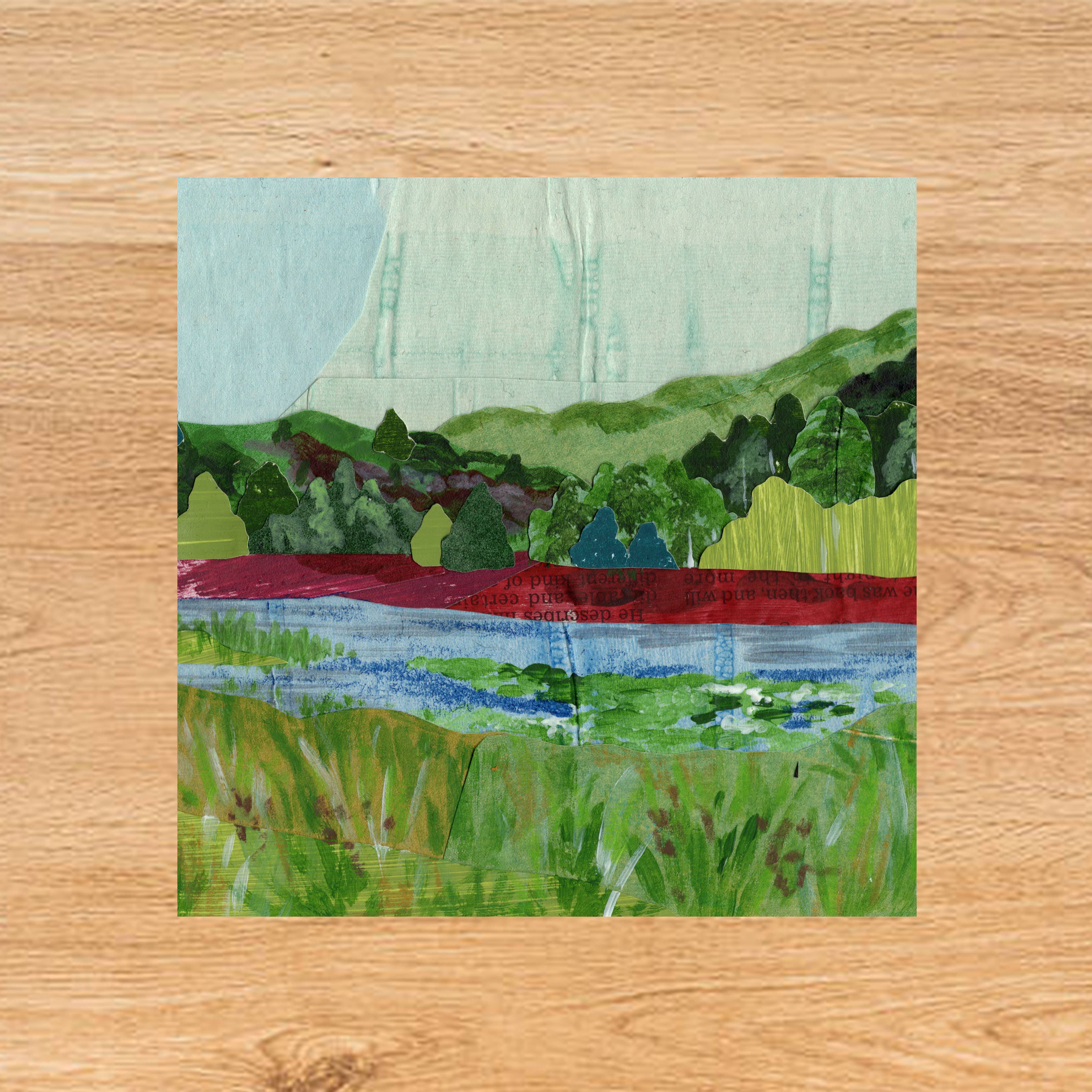 Victoria Mandale – wholesale Everyday greeting card – Harrop Tarn Lake District Greetings card