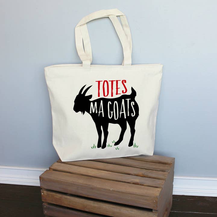 Sac fourre-tout Totes Ma Goats 2 TAILLES pour la vente par Love You a Latte Shop