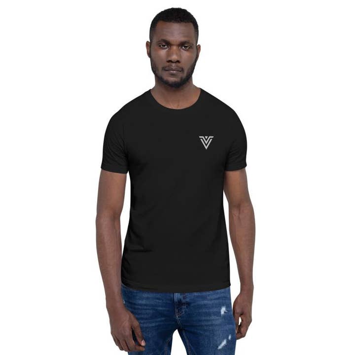 Voltlin Unisex-T-Shirt mit gesticktem Logo für den Großhandel von VOLTLIN