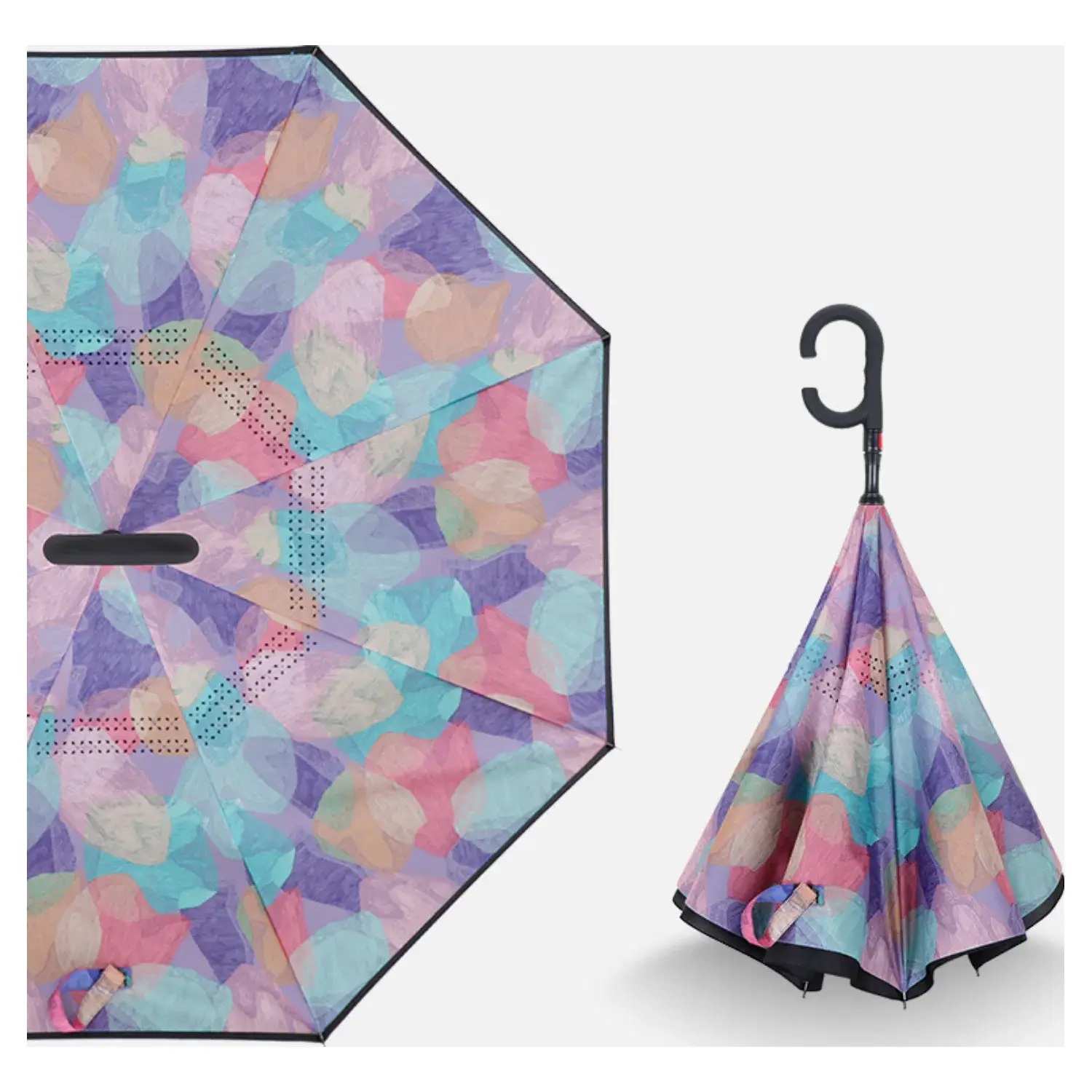 Superbia - Wholesale Umbrella - Women's - Inverted Automatic-Opening Printed Upside Down Umbrella4