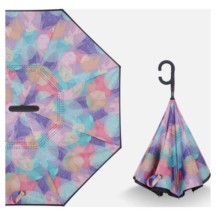 Superbia - Wholesale Umbrella - Women's - Inverted Automatic-Opening Printed Upside Down Umbrella4