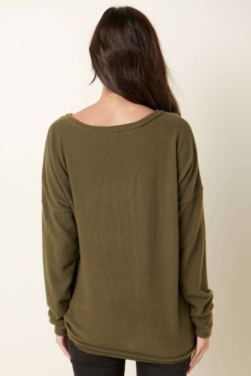 mittoshop - Venta al por mayor Jersey corto de punto - Mujer - TOP DE PUNTO CON CUELLO EN V ESTILO HACCI CEPILLADO T1022213