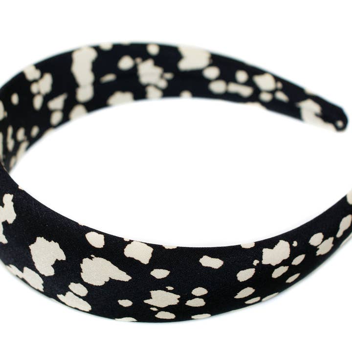 Bracelet Alice en satin Pinto - HAB296 NOIR pour la vente par Hepburn & Co.