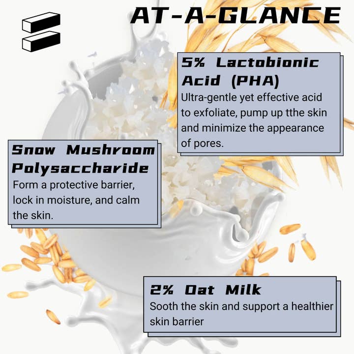 Best Beauty Group - Wholesale Facial Serum/Concentrate - EQUALRXN Oat Milk PHA Serum For Glowy Skin Healthy Barrier3