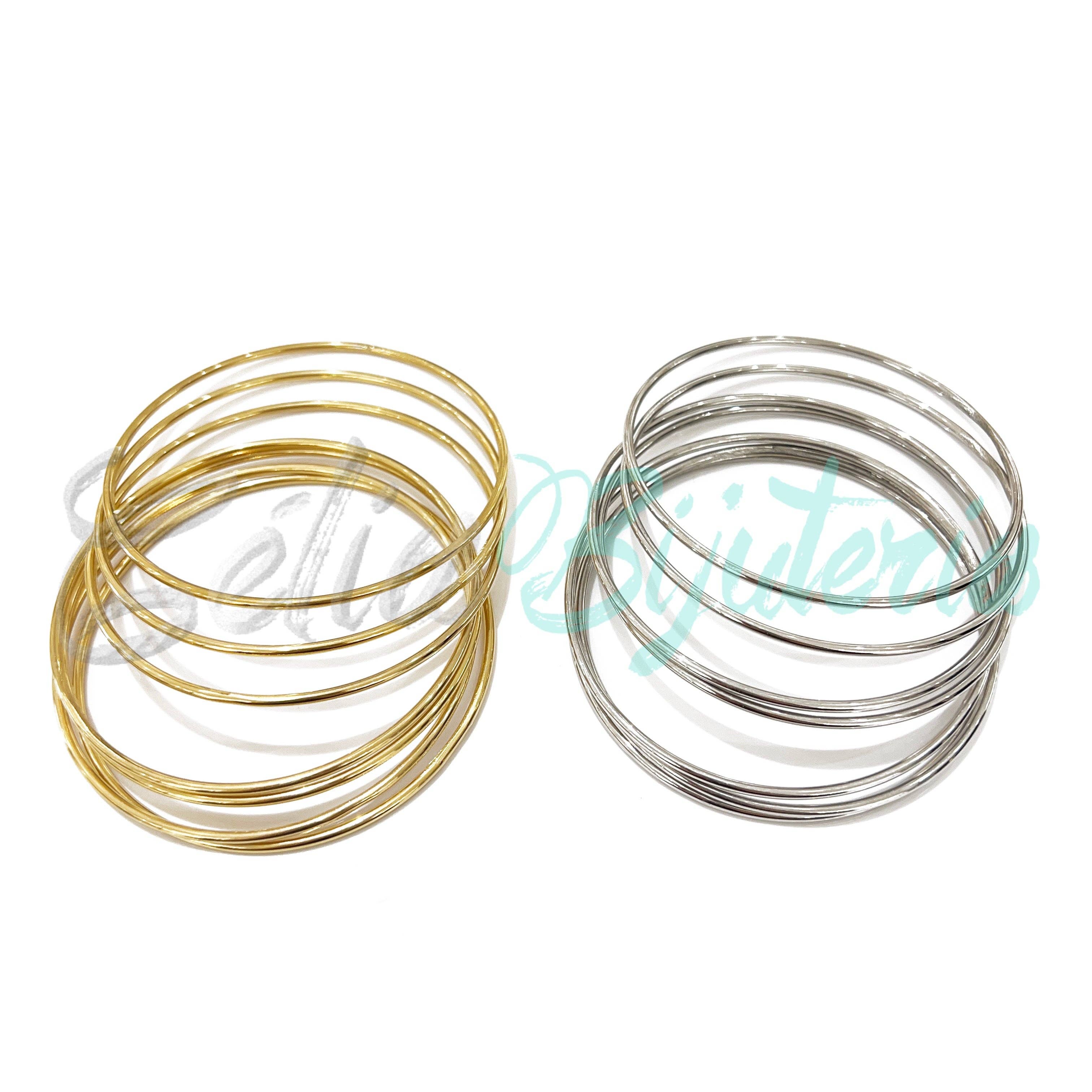 Celli Biju - Wholesale Cuff Bracelet - Steel Bracelet - 7 bangles2