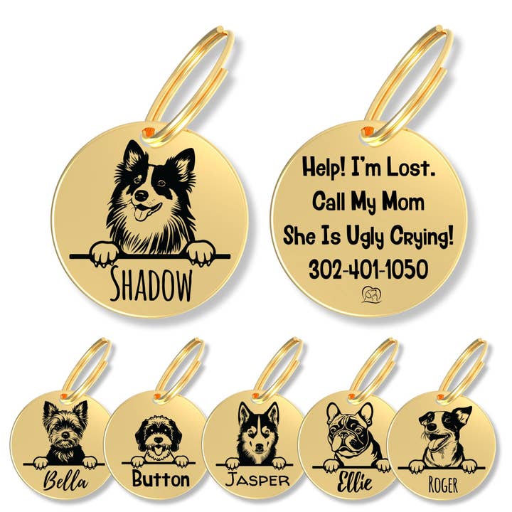 PawFurEver - Wholesale Pet identification tag – Dog - Personalized Breed Dog Tag (Shtlan Sheepdog)1