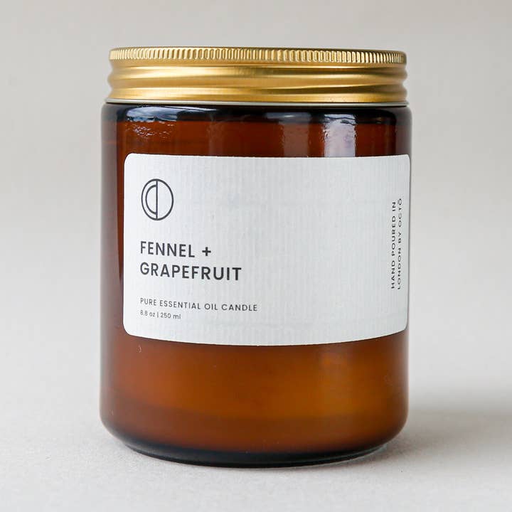 OCTŌ – wholesale Jar/filled candle – Fennel + Grapefruit candle0