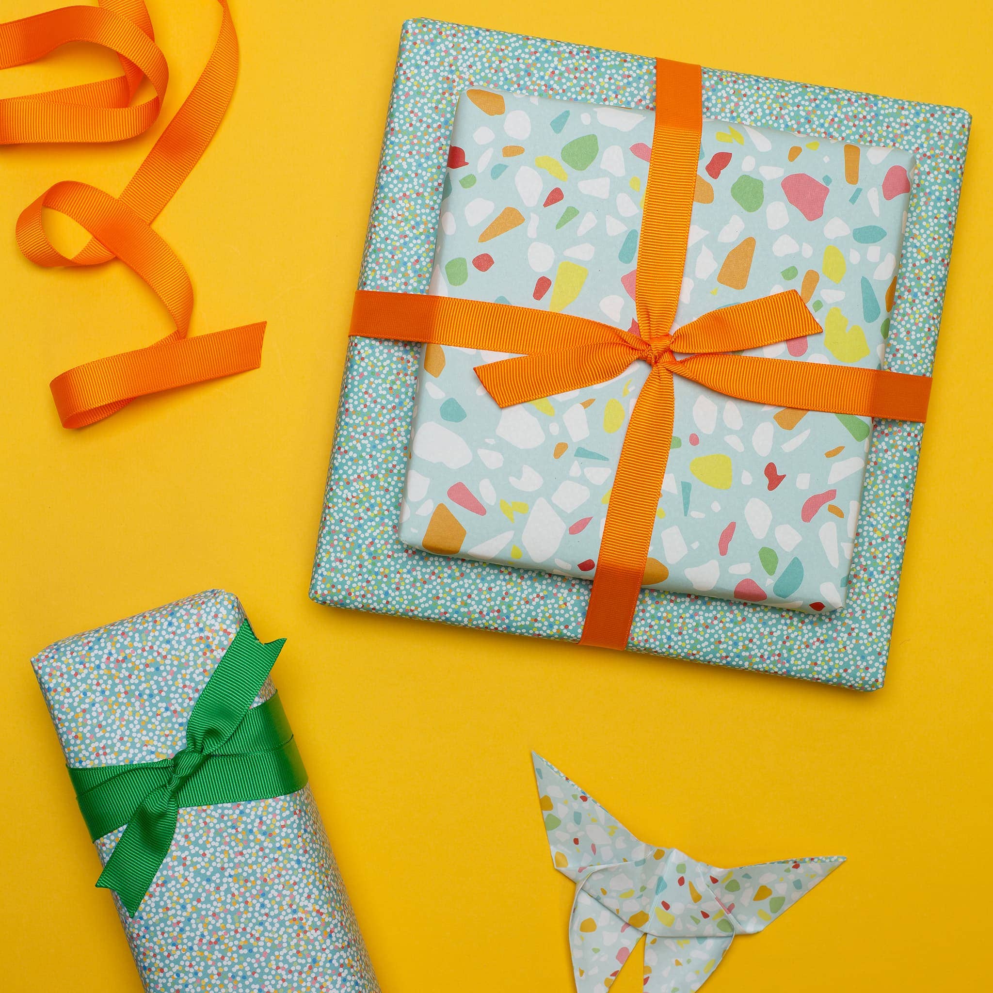 My Pretty Circus - Wholesale Ribbon - Gift Wrapping - Orange mango gift ribbon, ribbon easy to tie6