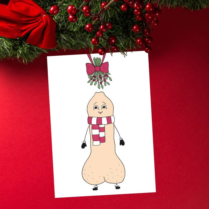 Cole-Yoni Inc. - Vendita all'ingrosso Biglietti di auguri di Natale - Biglietto di auguri Kiss My Tip1