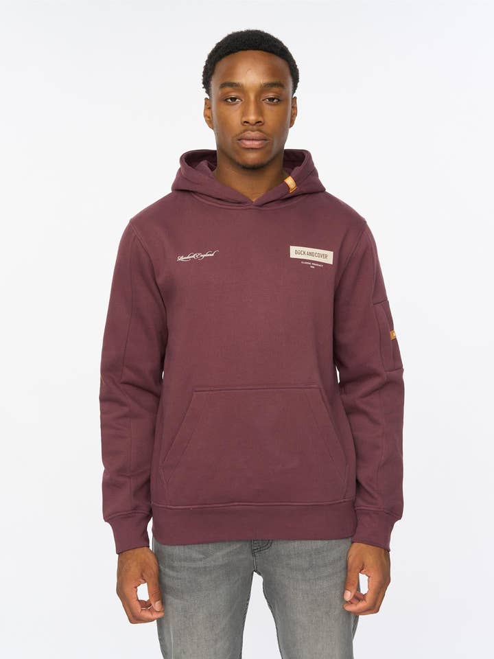 Marsak V2 Hoodie Raisin for wholesale by Duck and Cover