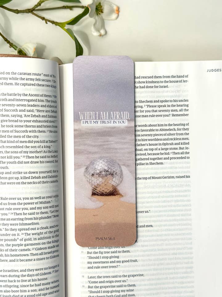 When I am afraid I put my trust in you bookmark for wholesale by Grow in Grace