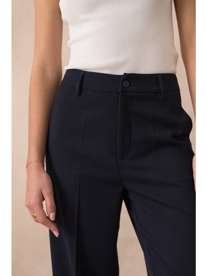 Attentif Paris - Venta al por mayor Pantalón de vestir - Mujer - Pantalones de pierna ancha a medida Heather20