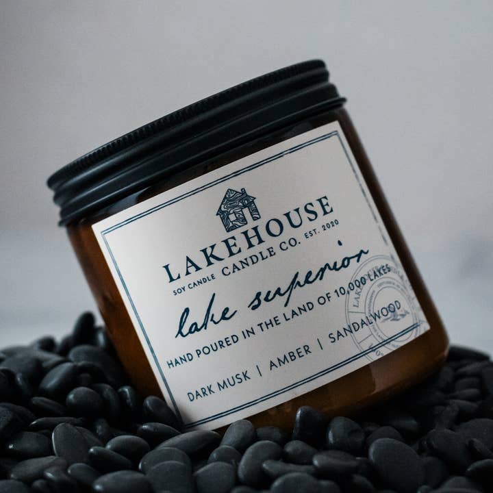 Lakehouse Candle Co. - Wholesale Jar/Filled Candle - Lake Superior0