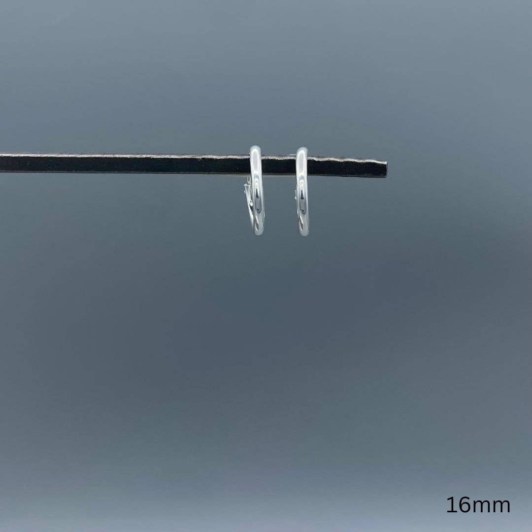 Something Silver - Wholesale Hoop Earrings - 2mm Sterling Silver Endless Hoops2