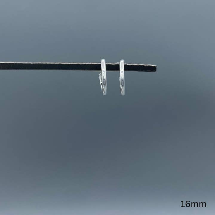 Something Silver - Wholesale Hoop Earrings - 2mm Sterling Silver Endless Hoops2