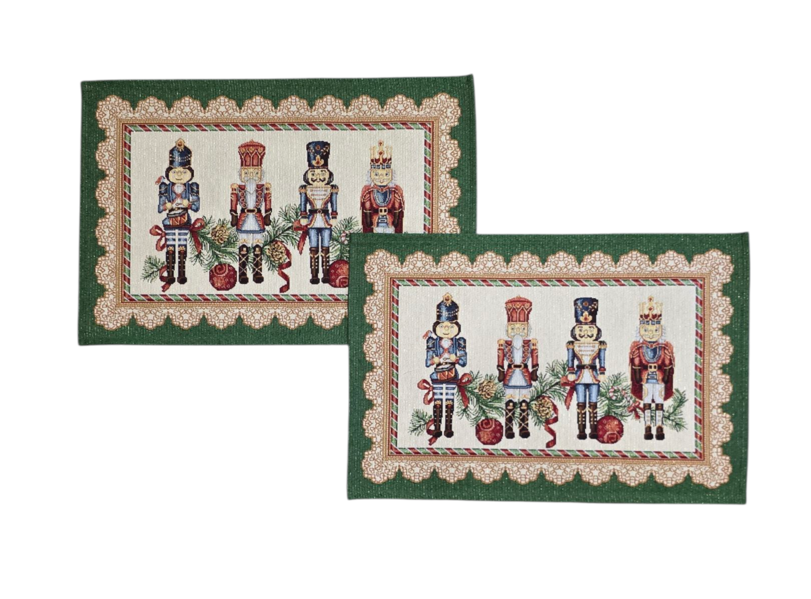 Lunaria Lab - Venta al por mayor Manteles - Individual de tela Gobelín con diseño de soldado en lurex2