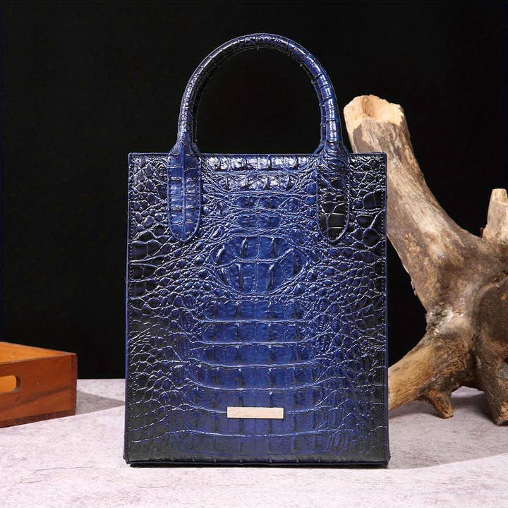RETRO LARGE CAPACITY CROCODILE SHOULDER BAG_CWAB0925 for wholesale by ACCITY