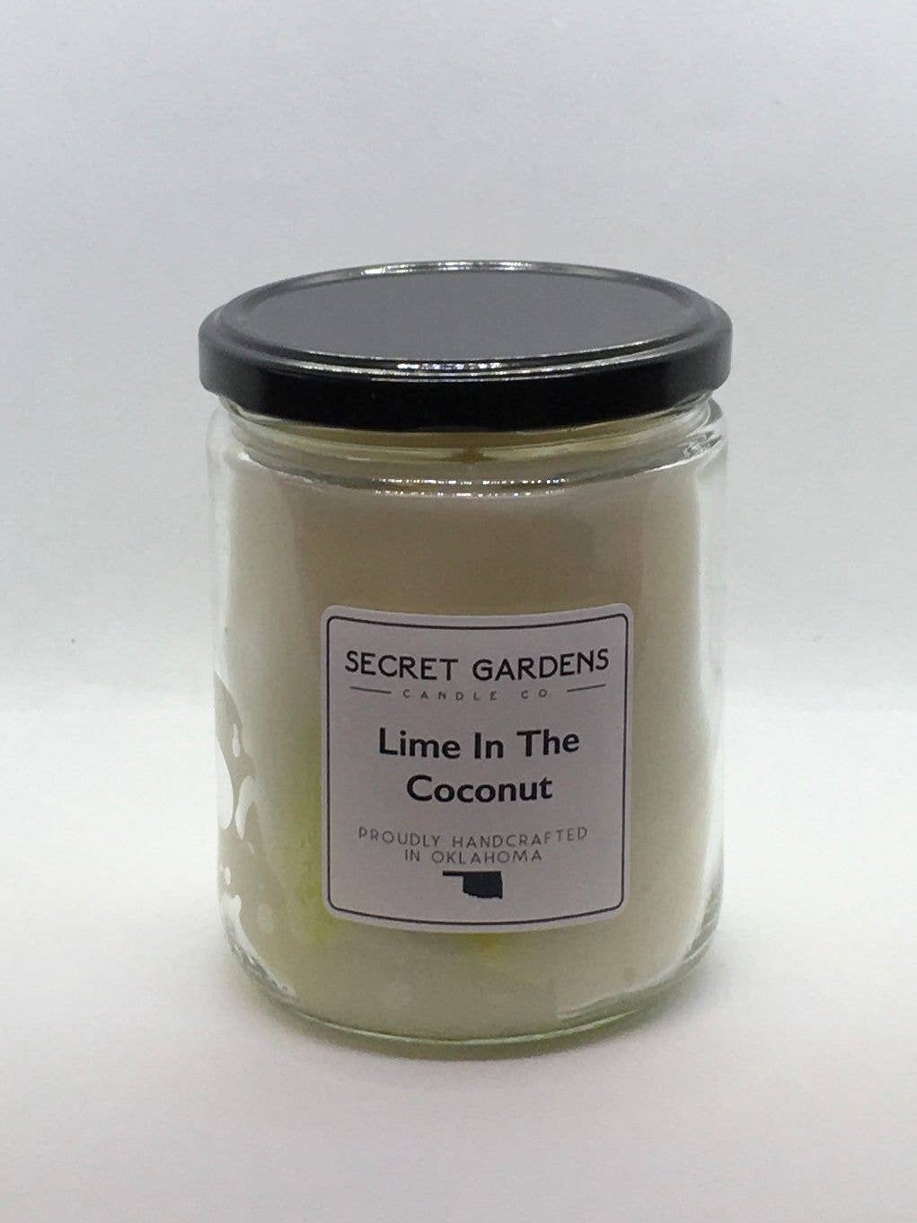 Secret Gardens Candle Company – wholesale Burkljus – 9oz Lime i kokosnöt ljus