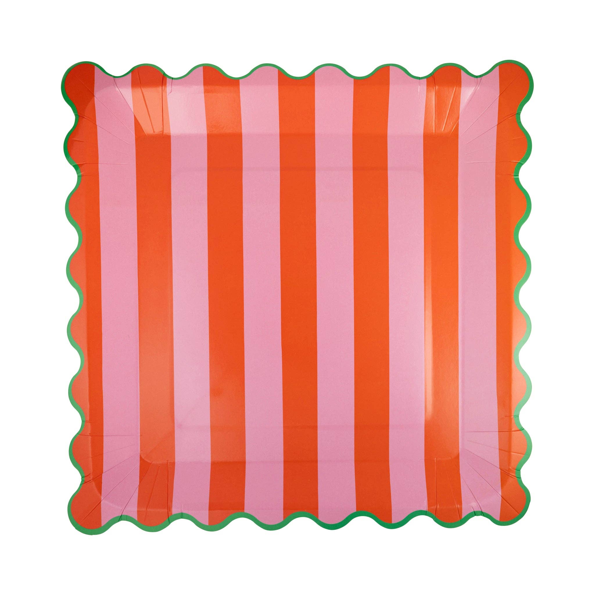 My Mind’s Eye - Wholesale Disposable plate - HBD1140 - Bright Striped Plate Set7