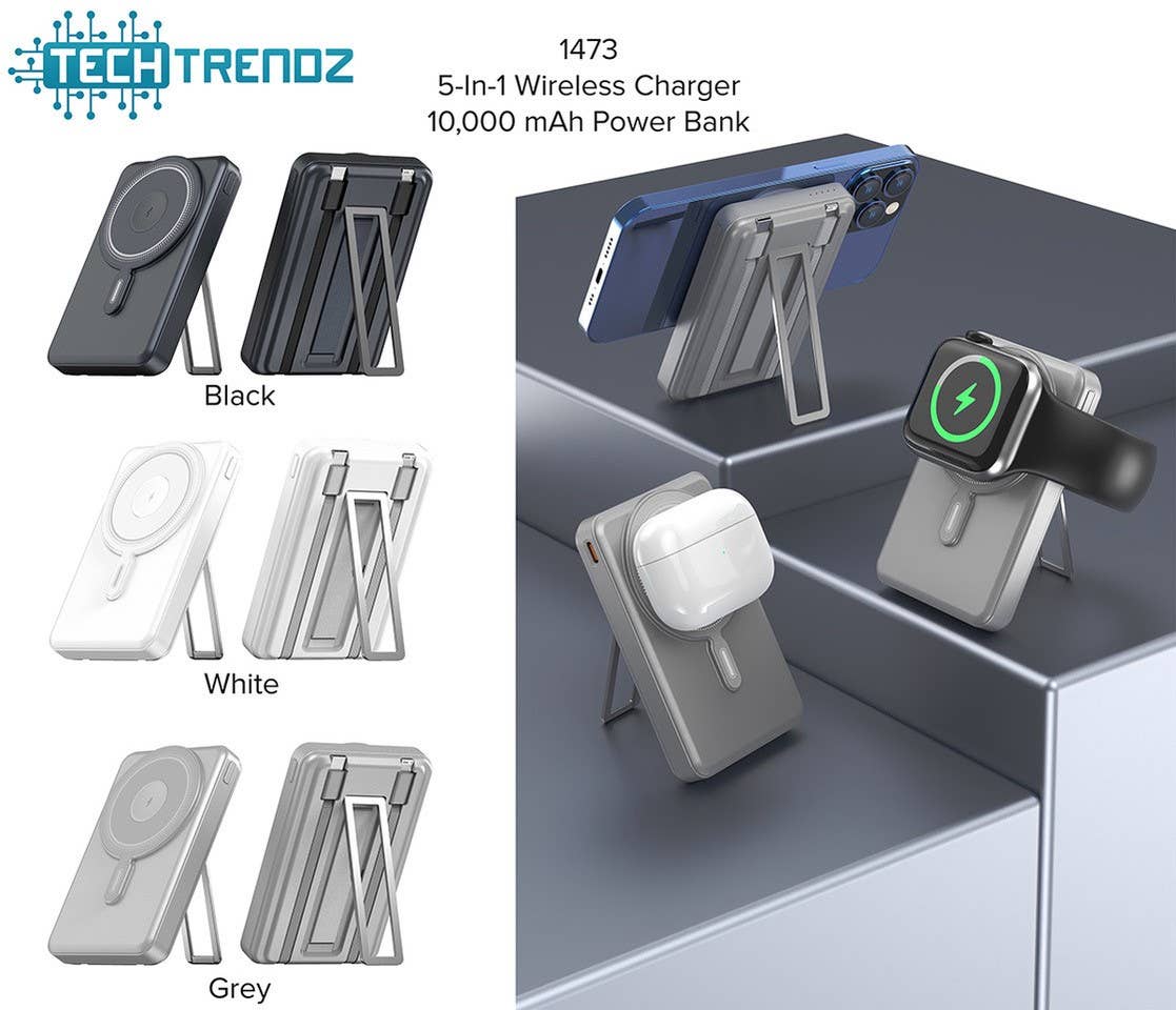 Tech Trendz - Wholesale Portable Charger - 5-in-1 Portable Charger4