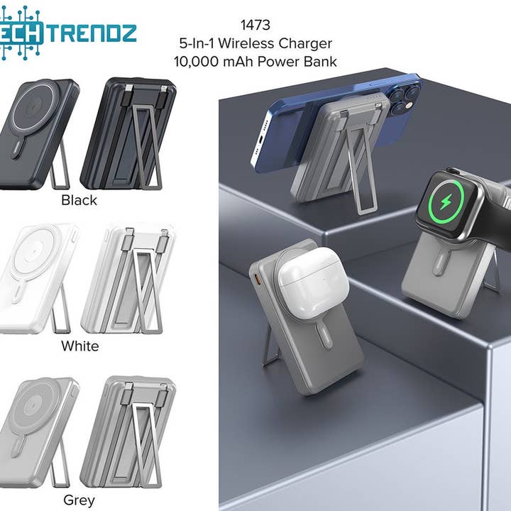 Tech Trendz - Wholesale Portable Charger - 5-in-1 Portable Charger4