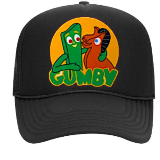 The Candy Collections - Wholesale Trucker Hat - Unisex - Gumby Vintage Retro Trucker Hat cap unisex